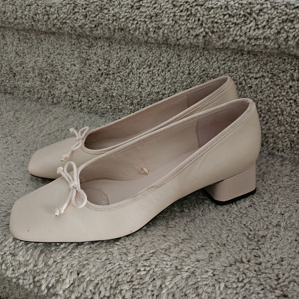Block heel pink